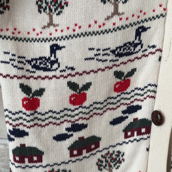 Northern Reflections Cottagecore cotton cardigan Sweater - Picture 7 of 11